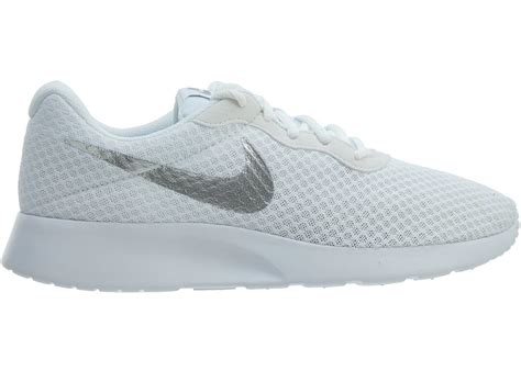 Nike Tanjun White Metallic Silver (Women's) 